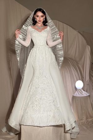Orchid Allure Wedding Dress - Eleganza Boutique